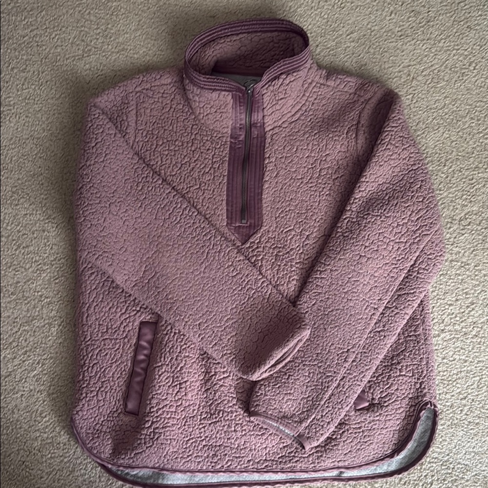 Abercrombie & Fitch Plum Quarter-Zip Women's Sweater